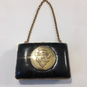 Authentic Gucci Clutch Black and Gold